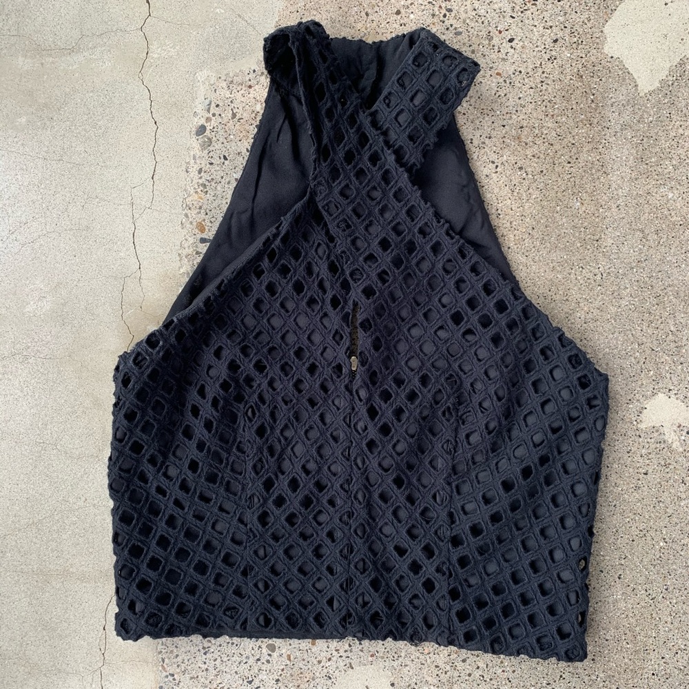 Cropped Criss Cross Top